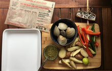 Pesto Potatoes with Peppers and Clams - Ready. Chef. Go!