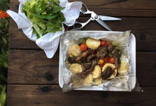 BBQ Black Pepper and Spice Rubbed Steak with Cherry Tomatoes and Corn - Ready. Chef. Go!