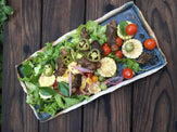 BBQ Black Pepper and Spice Rubbed Steak with Cherry Tomatoes and Corn - Ready. Chef. Go!