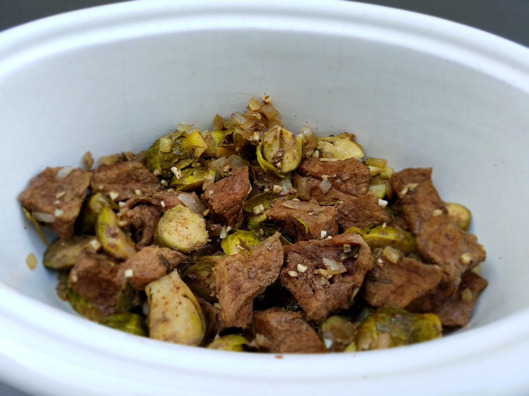 Beef Tips with Brussels Sprouts - Ready. Chef. Go!
