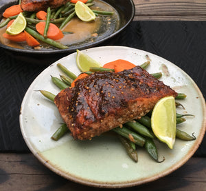 Brown Sugar Salmon with Green Beans and Carrots - Ready. Chef. Go!