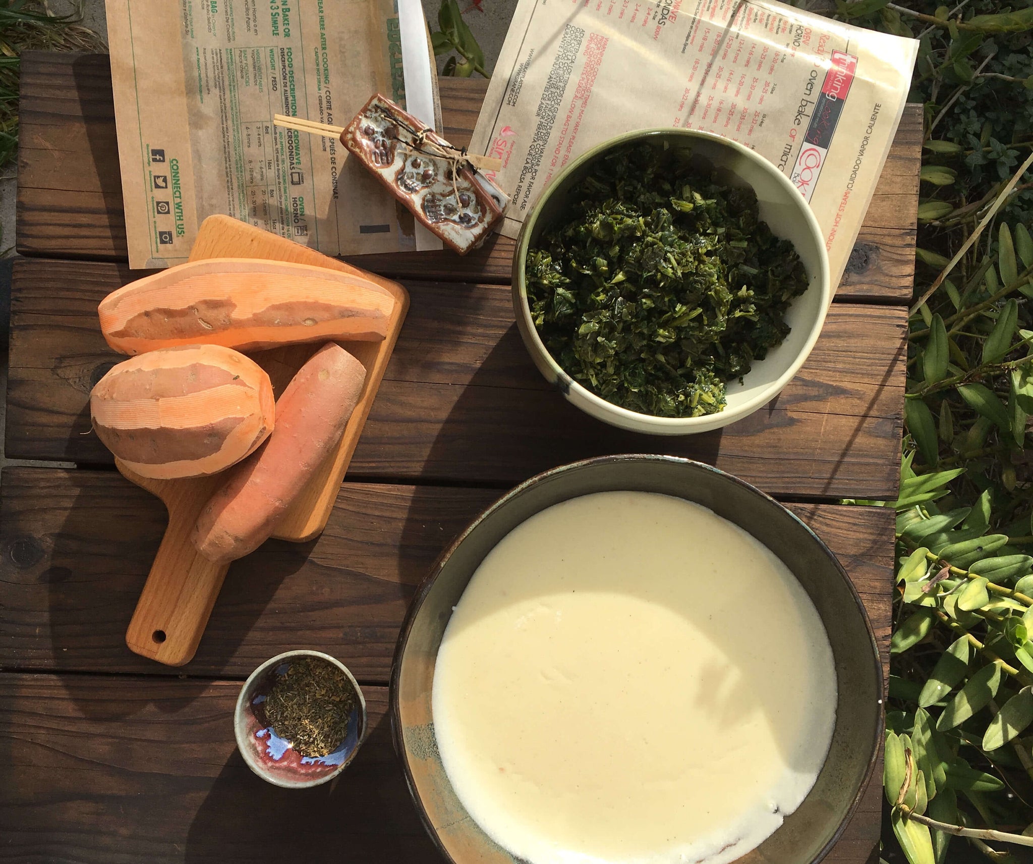 Creamy Yams and Spinach | Ready. Chef. Go!