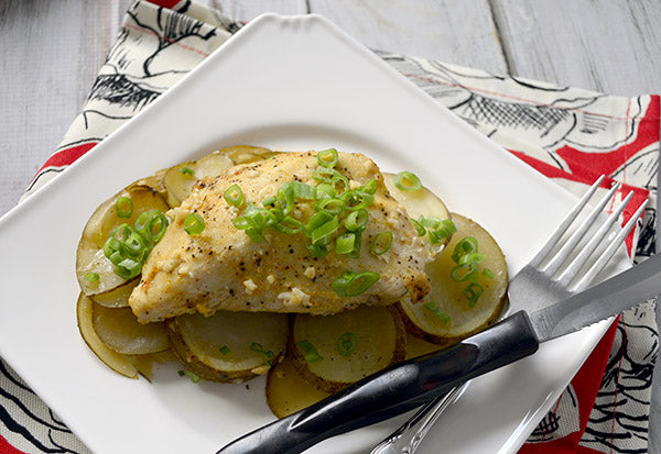 Garlic Chicken with Sliced Potatoes | Ready. Chef. Go!