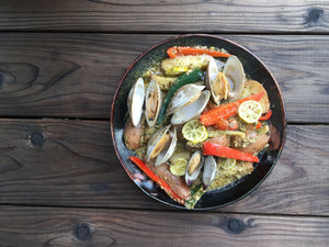 Pesto Potatoes with Peppers and Clams - Ready. Chef. Go!